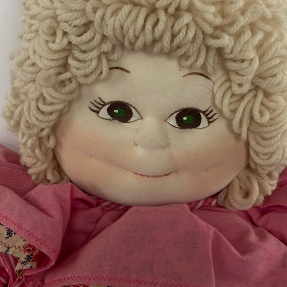 Adorable Pink Plush Doll